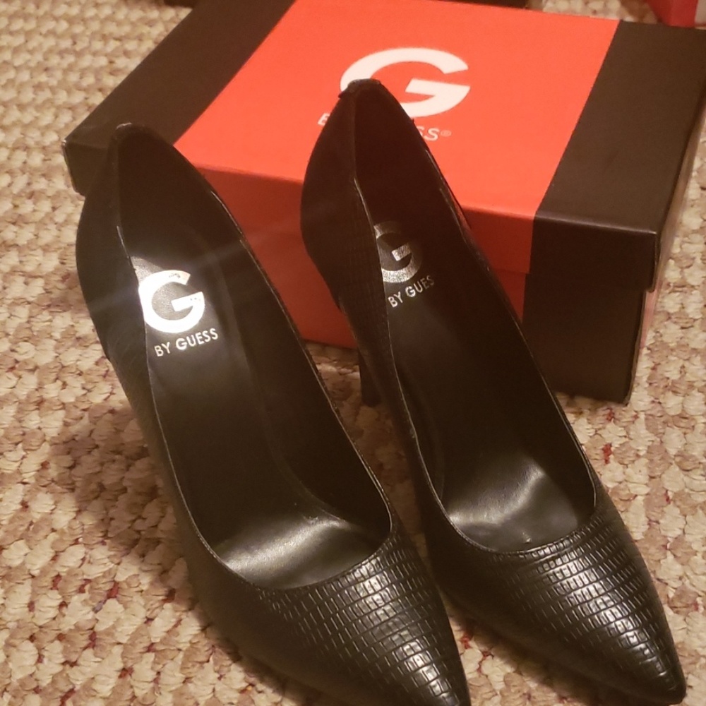 black heels